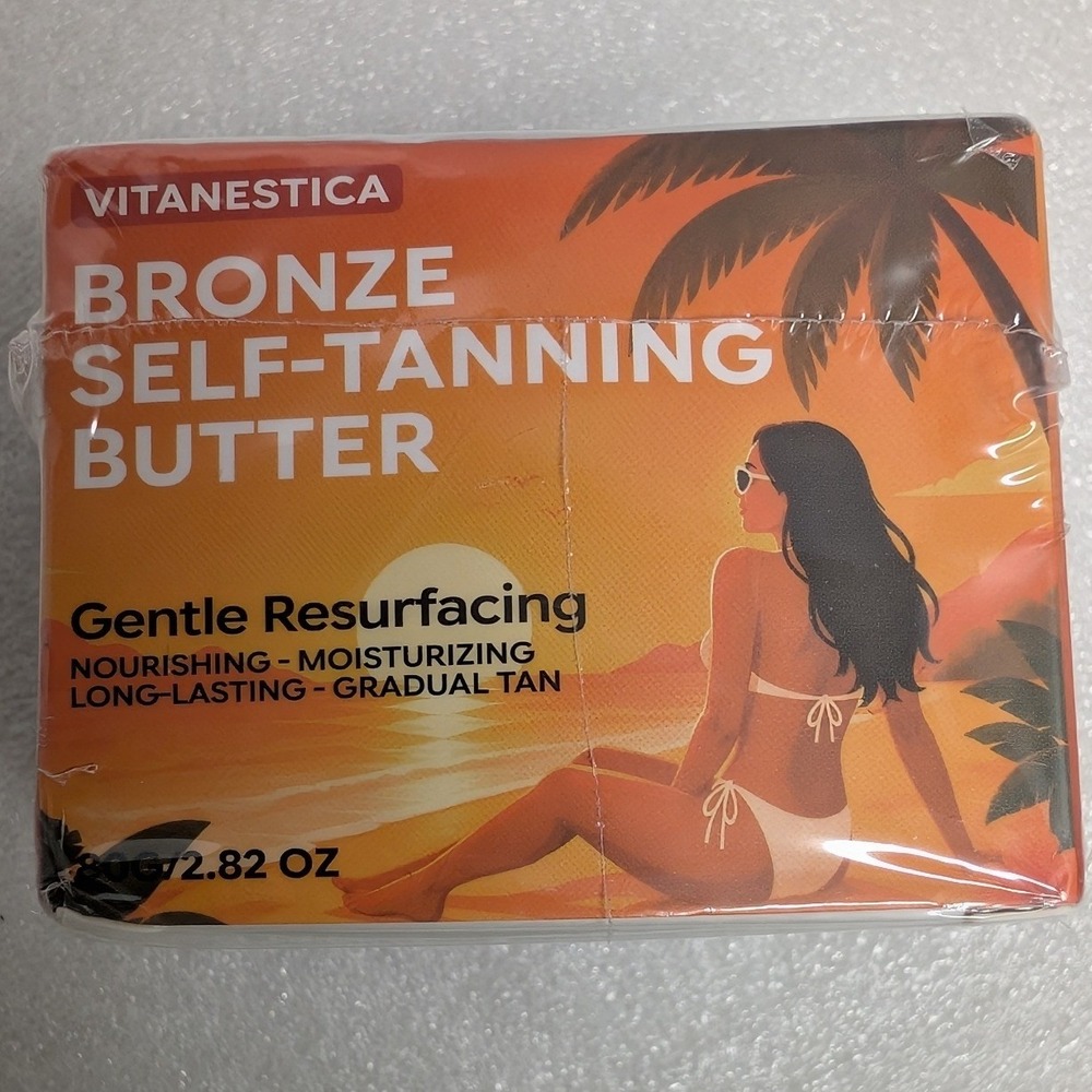 Vitanestica Bronze Self-Tanning Butter Gentle Resurfacing Moisturizing 2.82 oz